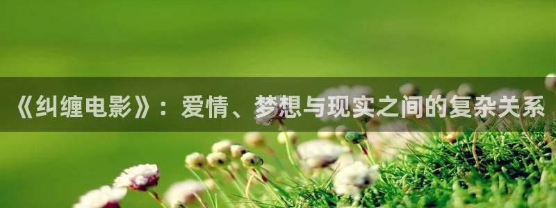 新视觉电影在线看大片：《纠缠电影》：爱情、梦想与现实之间的复杂关系